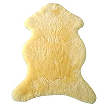 MILABERT peau de mouton pour bébés