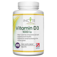 Incite Nutrition vitamine D comprimé
