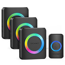 TeckNet sonnette de porte sans fil